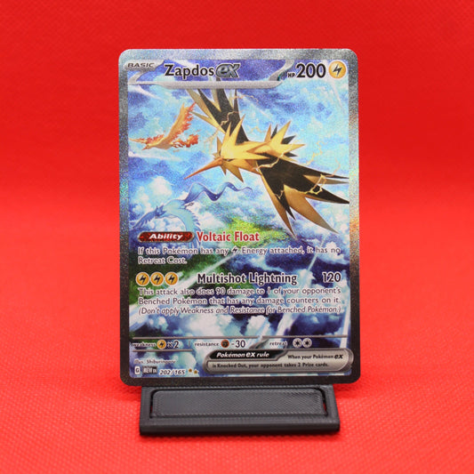 Zapdos EX 202/165 SIR Pokémon 151