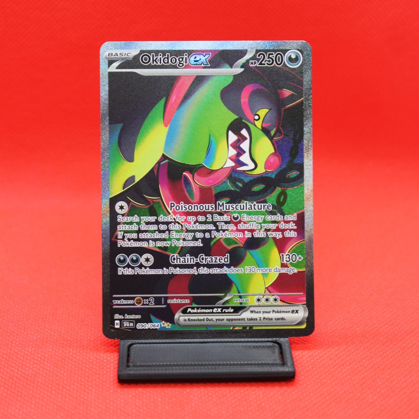 Okidogi EX 090/064 SIR Pokémon Shrouded Fable