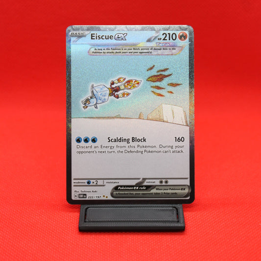 Eiscue EX 222/197 SIR Pokémon Obsidian Flames