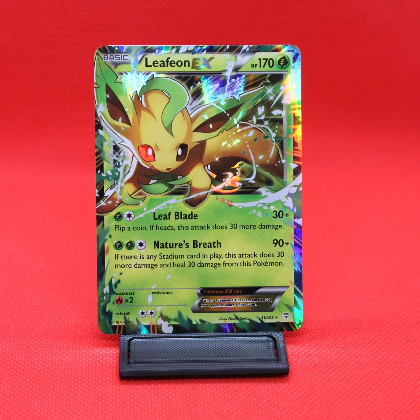 Leafeon EX 10/83 Holofoil Pokémon Generations